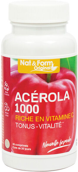 Nat & Form Acérola 1000 30 comprimés