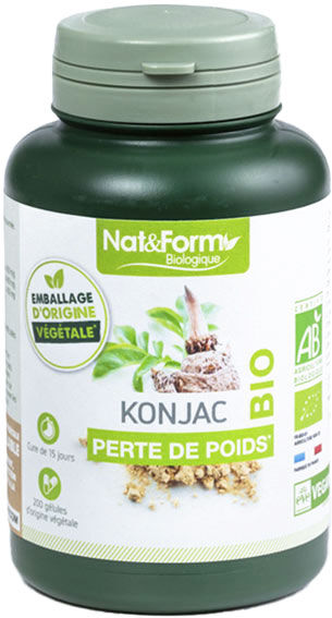 Nat & Form Bio Konjac 200 gélules végétales