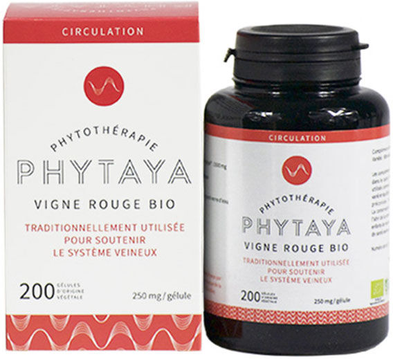 Phytaya Circulation Vigne Rouge Bio 200 gélules