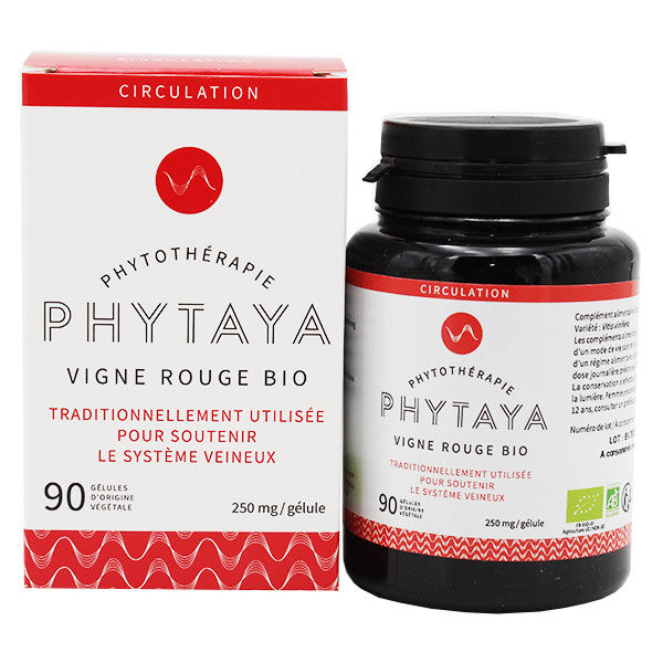 Phytaya Circulation Vigne Rouge Bio 90 gélules