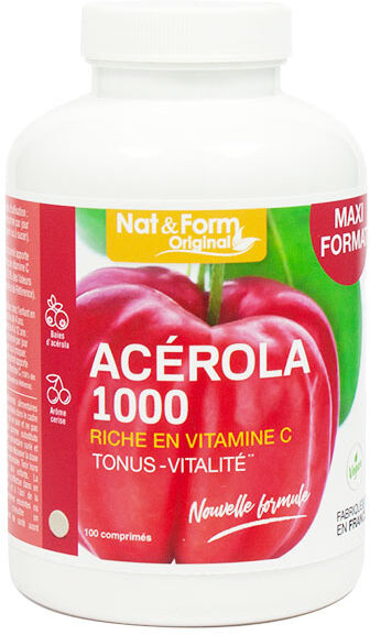 Nat & Form Acérola 1000 100 comprimés