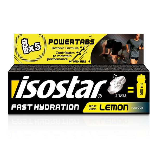 Isostar PowerTabs Hydratation Rapide Citron 10 comprimés