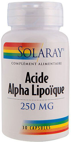 Solaray Acide Alpha Lipoïque 250mg 30 gélules végétales