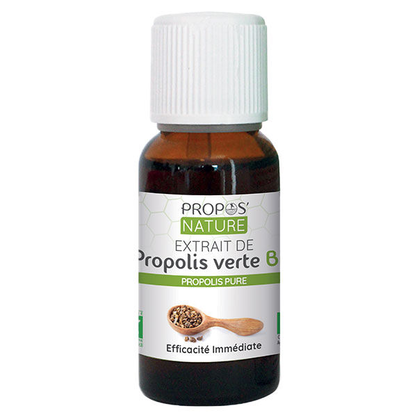 Propos'Nature Propos' Nature Apithérapie Extrait de Propolis Verte du Parana Bio 20ml