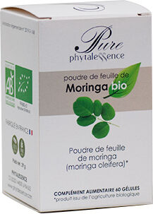 Phytalessence Poudre de Moringa Bio 60 gélules