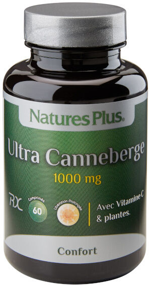 Natures Plus Nature's Plus Ultra Canneberge 1000mg Libération Prolongée 60 comprimés