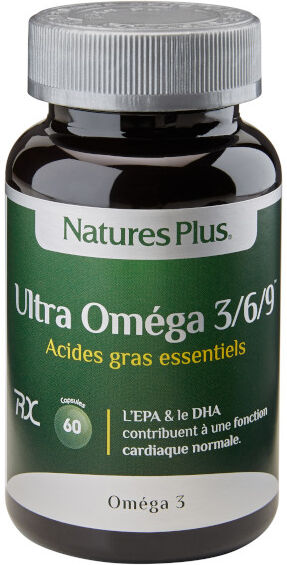 Natures Plus Nature's Plus Ultra Oméga 3/6/9 60 capsules