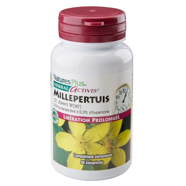 Natures Plus Nature's Plus Millepertuis 233mg Libération Prolongée 60 comprimés