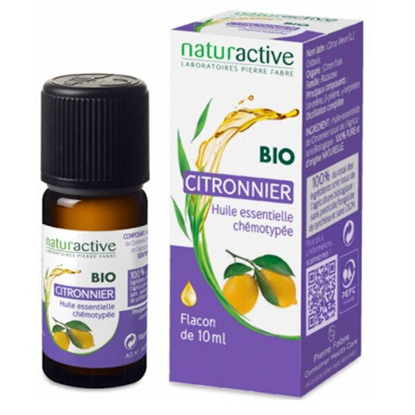 Naturactive Huile Essentielle Bio Citronnier 10ml