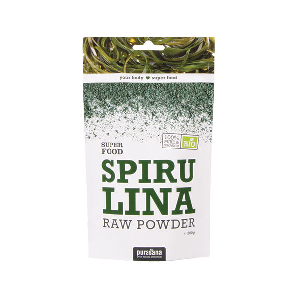 Purasana Spiruline Poudre Bio Raw 200g