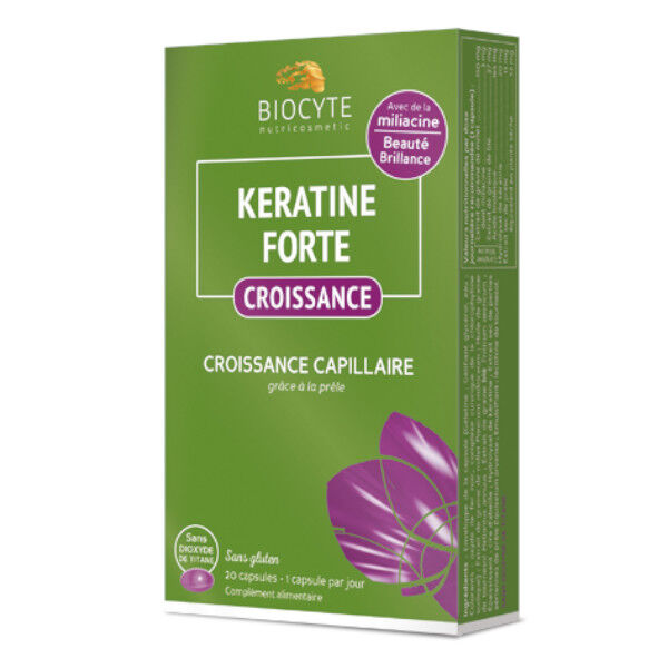 Biocyte Keratine Forte Croissance 20 capsules