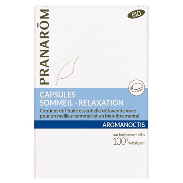 Pranarom Aromanoctis Sommeil Relaxation Bio 30 capsules