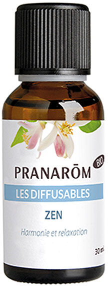 Pranarom Pranarôm Les Diffusables Mélange d'Huiles Essentielles Zen Bio 30ml