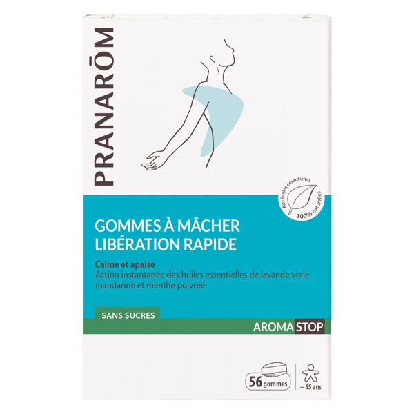 Pranarom Aromastop Gommes à Mâcher Libération Rapide 56 unités