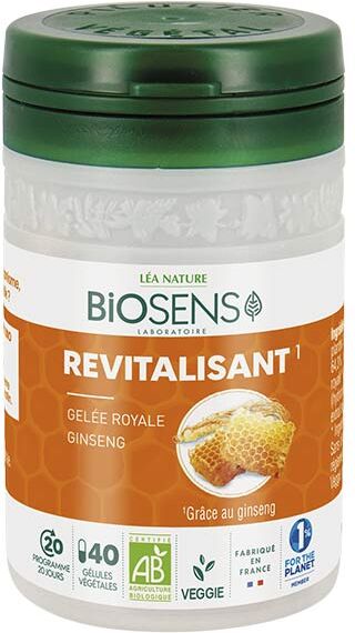 Biosens Revitalisant Bio 40 gélules végétales