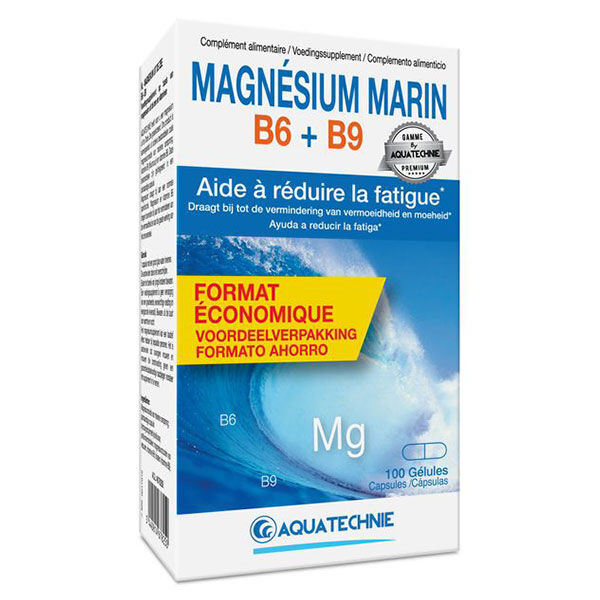 Biotechnie Magnésium Marin B6 + B9 100 gélules