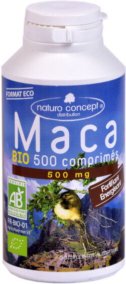 Naturo Concept Plantes d'Amazonie Maca Bio 500 comprimés