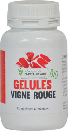 Le Comptoir de l'Apothicaire Vigne Rouge Bio 200 gélules