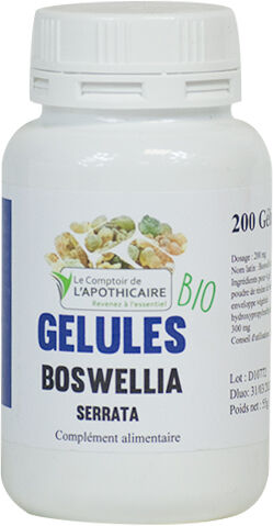 Le Comptoir de l'Apothicaire Boswellia Bio 200 gélules