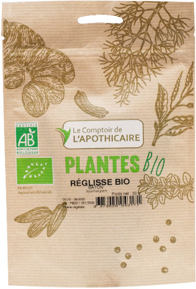 Le Comptoir de l'Apothicaire Comptoir de L'apothicaire Bâton de Réglisse Bio 50g