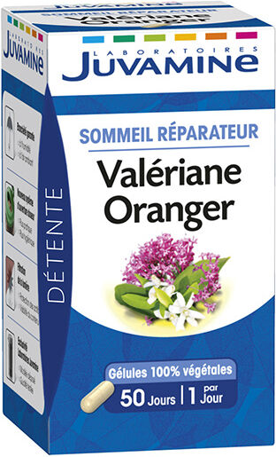 Juvamine Sommeil Réparateur Valériane Oranger 50 gélules