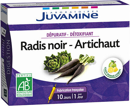 Juvamine Dépuratif-Détoxifiant Radis Noir Artichaut 10 ampoules