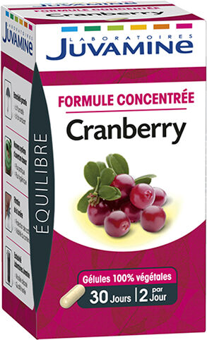 Juvamine Formule Concentrée Cranberry 60 gélules