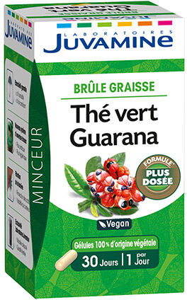 Juvamine Brûle Graisse Thé Vert Guarana 30 gélules