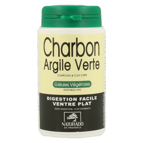 Naturado en Provence Naturado Charbon Argile Verte 120 gélules