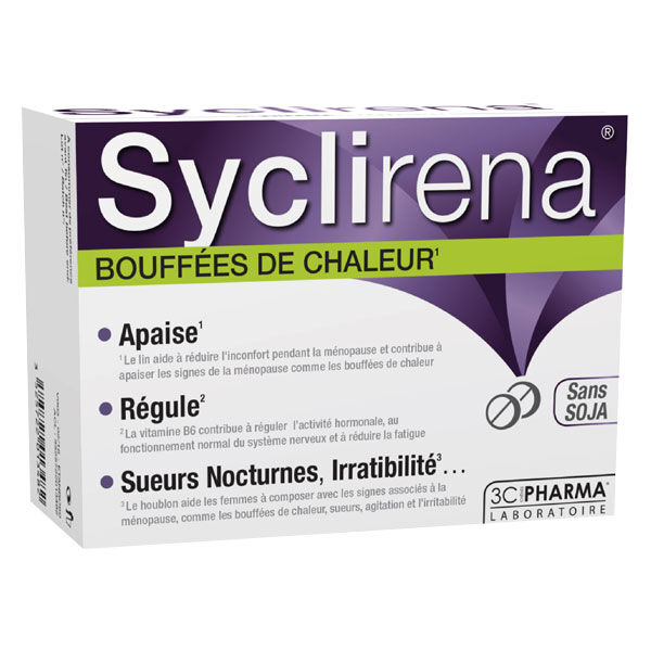 3C Pharma Syclirena Bouffées de Chaleur 60 comprimés