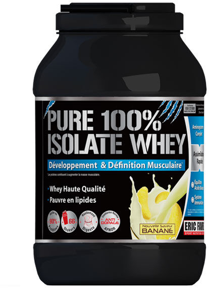 Eric Favre Pure 100% Isolate Whey Banane 2kg