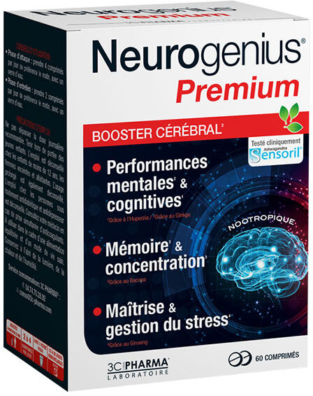 3C Pharma Neurogenius Premium 60 comprimés