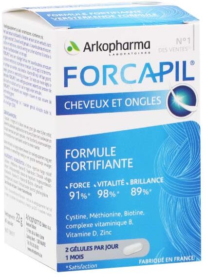 Arkopharma Forcapil Cheveux et Ongles 60 gélules