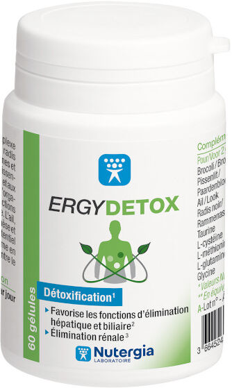 Nutergia Ergydétox 60 gélules