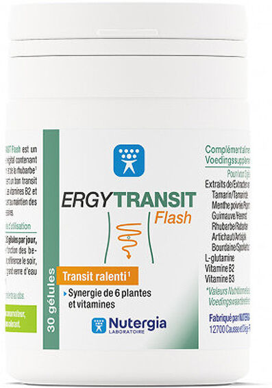 Nutergia Ergytransit Flash 30 gélules