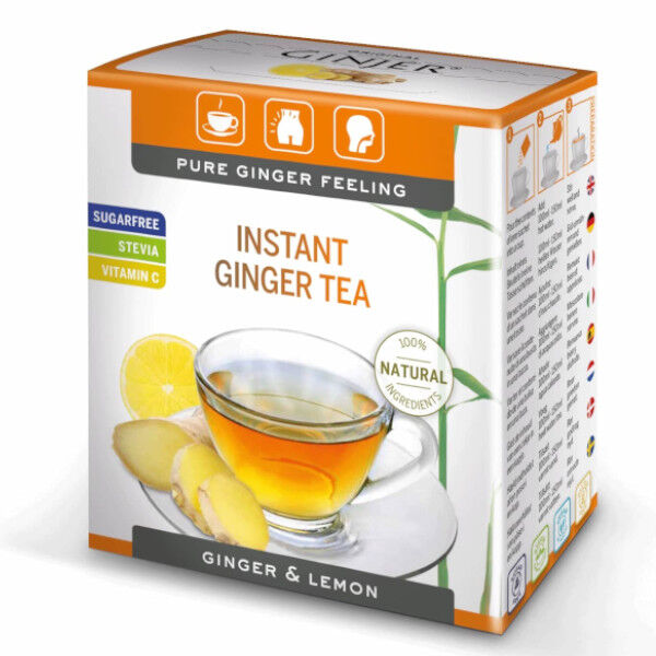 Lemon Pharma Instant Ginger Tea Goût Citron 10 sachets
