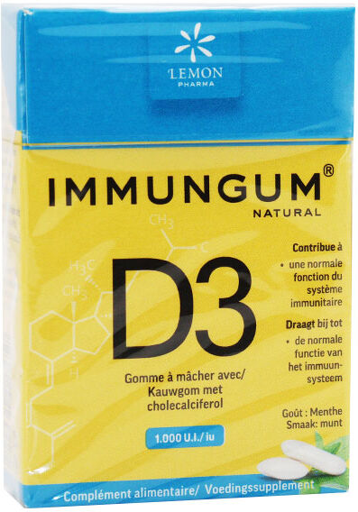 Lemon Pharma Immungum D3 20 gommes à mâcher