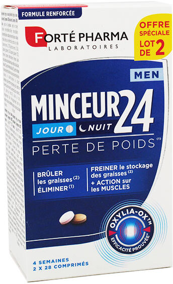 Forté Pharma Minceur 24 Men Jour et Nuit Lot de 2 x 28 comprimés