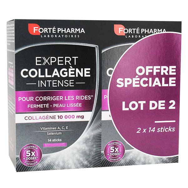 Forté Pharma Expert Collagène Intense Lot de 2 x 14 sticks