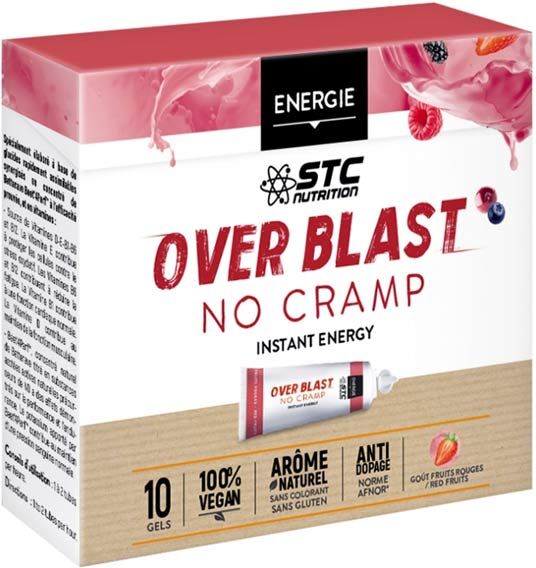 STC Nutrition Over Blast No Cramp Goût Fruits Rouges 10 gels