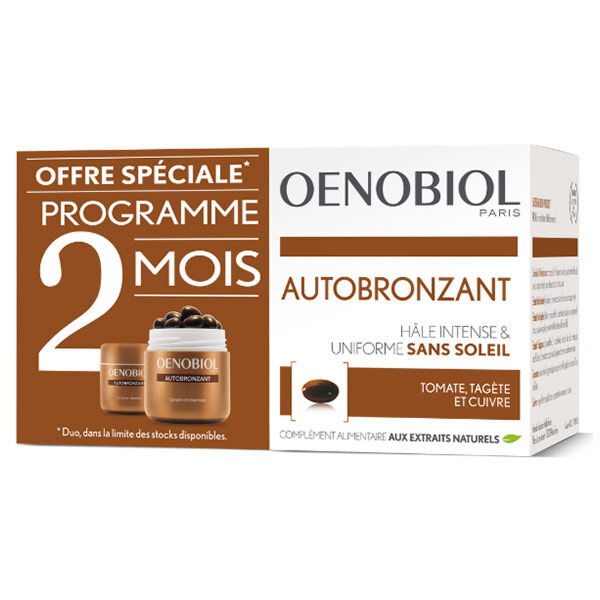 Oenobiol Autobronzant Lot de 2 x 30 capsules