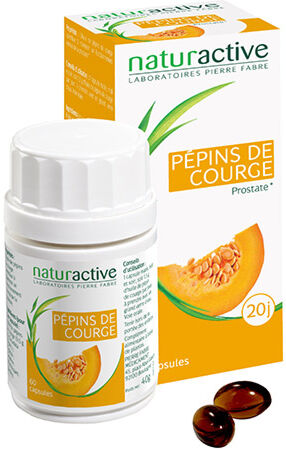 Naturactive Pépins de Courge 60 capsules