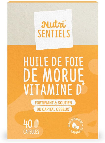 Nutrisanté Huile de Foie de Morue 40 capsules