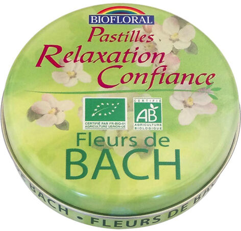 Biofloral Pastilles Relaxation Confiance Sans Alcool Format Familial 50g