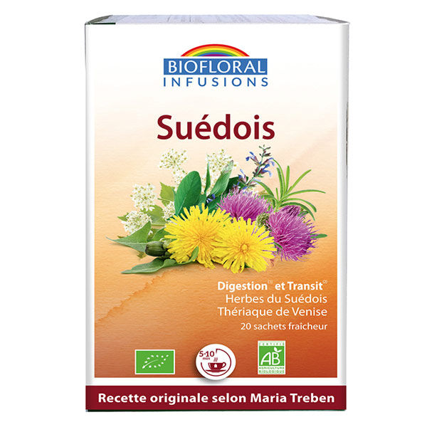 Biofloral Infusion du Suédois boite de 20 sachets