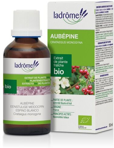 Ladrôme Extraits de Plantes Fraîches Bio Aubépine 50ml