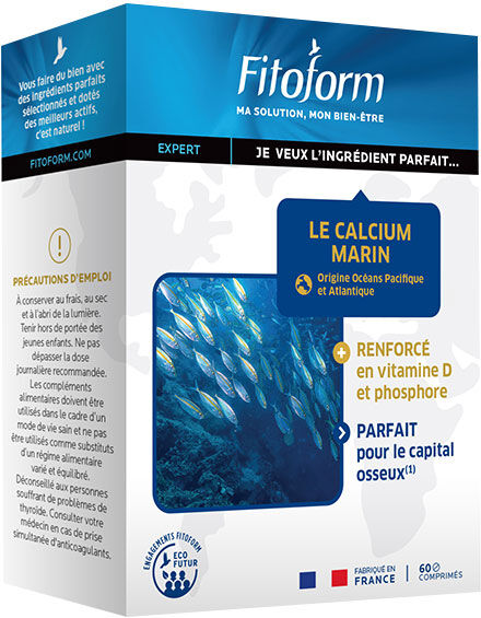 Fitoform Le Calcium Marin 60 comprimés