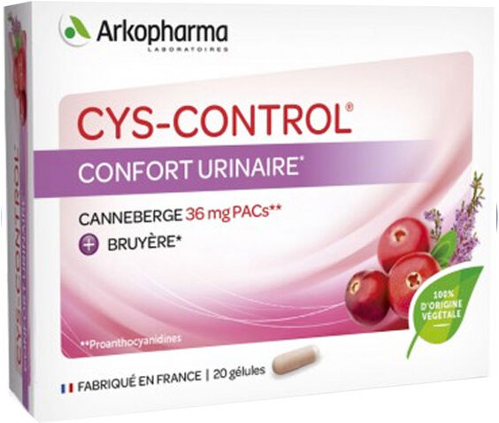 Arkopharma Cys-Control Confort Urinaire 20 gélules