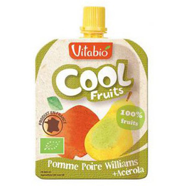 Vitabio Cool Fruits Pomme Poire + Acérola 90g