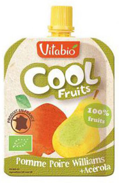 Vitabio Cool Fruits Pomme Poire + Acérola 90g